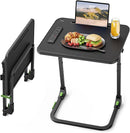 Easy Folding TV Tray Table – Adjustable TV Dinner Tray for Couch, Bed & Living Room