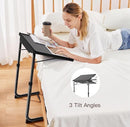 Adjustable TV Tray Table – Foldable Tray with 6 Height & 3 Tilt Settings