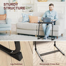 Adjustable TV Tray Table with Cup Holder – Folding TV Dinner Table for Couch, Bed & Sofa