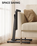 Sturdy TV Tray Table with Wheels – Heavy-Duty Adjustable Table for Couch, Sofa & Bed